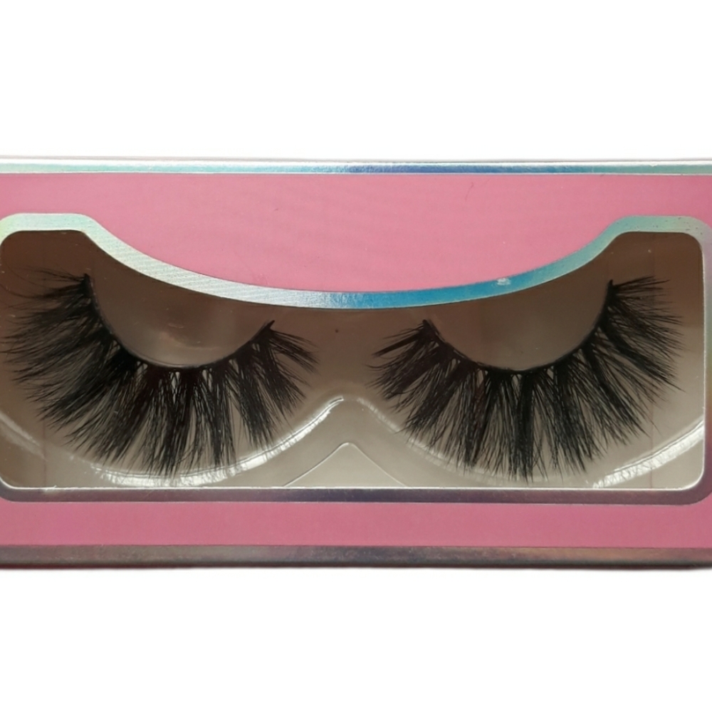 Faux Mink Eyelashes, Applicator and brush